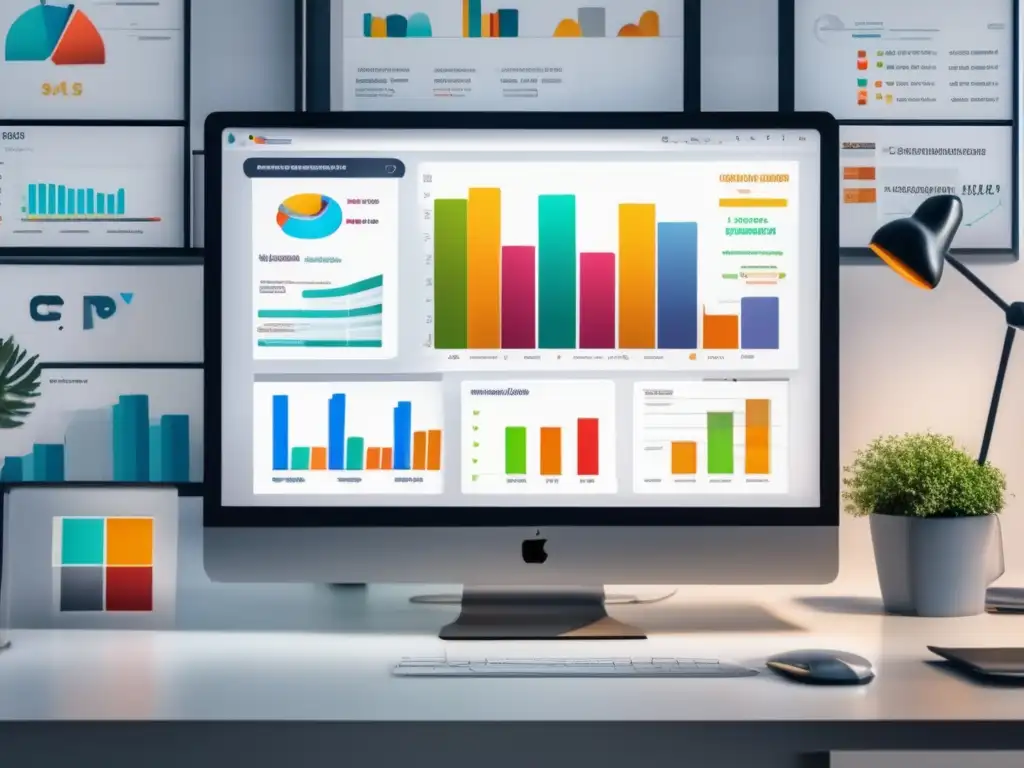 Análisis competitivo en pantalla Análisis competencia en marketing de afiliados: gráficos, datos y herramientas modernas