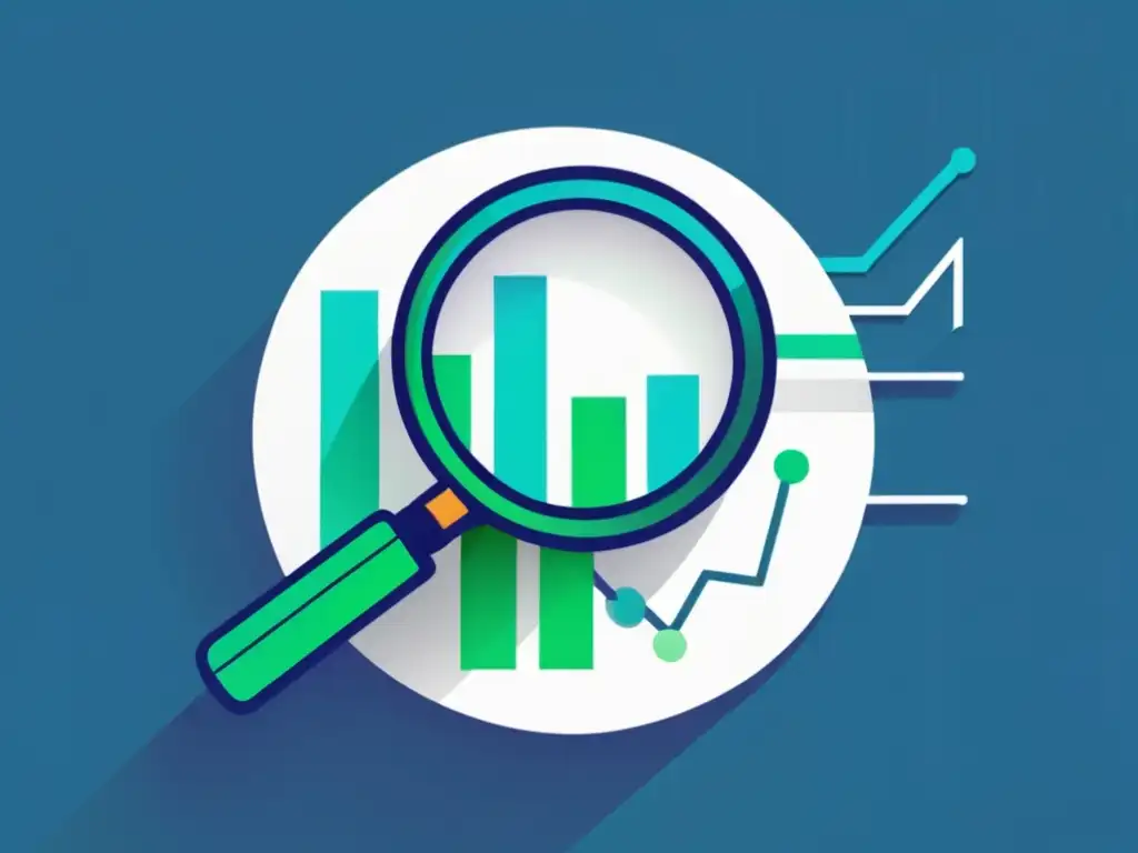 Análisis de datos y optimización para afiliados Gráfico de análisis de datos en marketing de afiliados