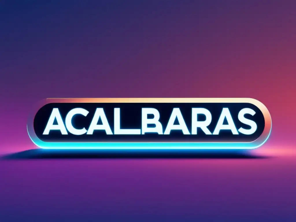 Búsqueda de palabras clave en marketing de afiliados Ilustración moderna de una barra de búsqueda futurista con