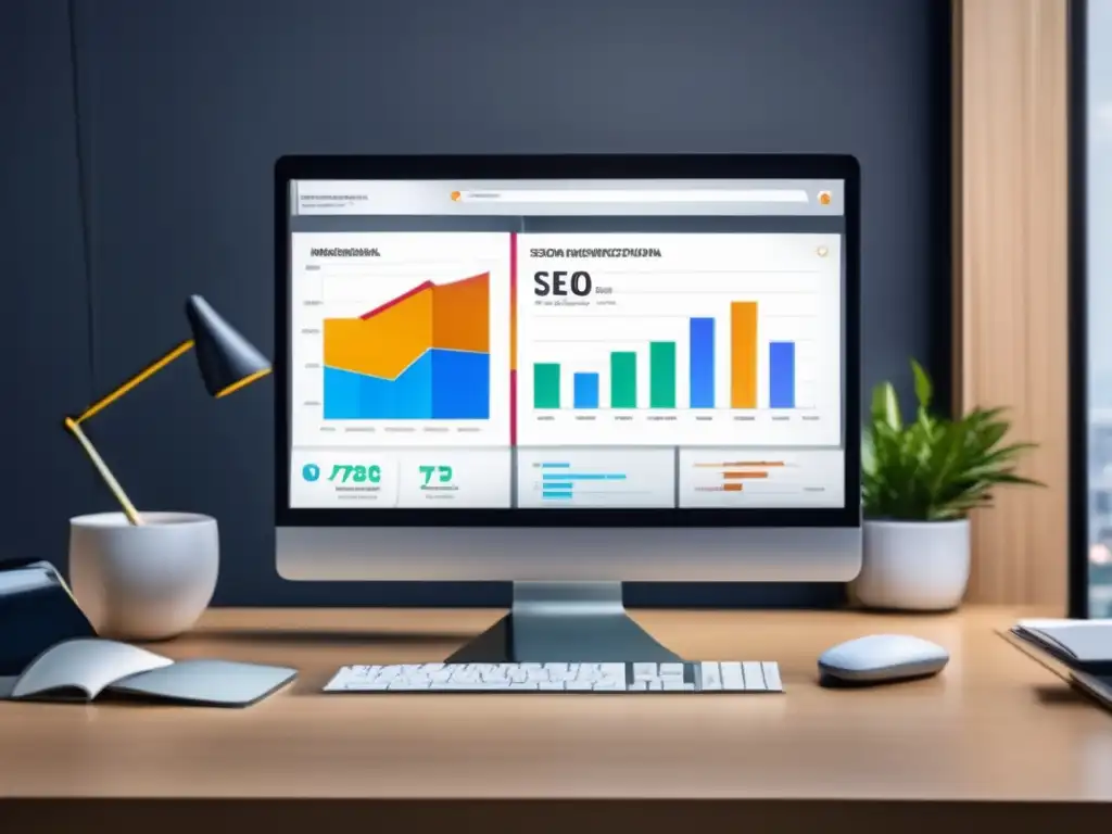 Pantalla de herramientas de SEO para marketing de afiliados: Análisis de competidores y Monitorización de backlinks