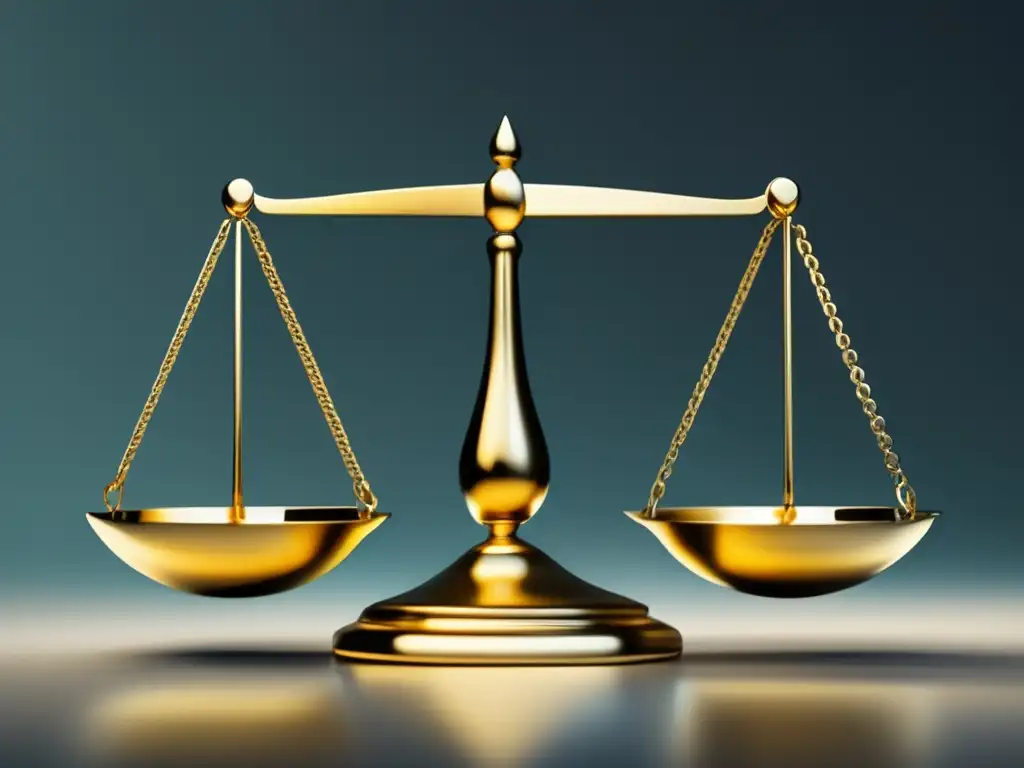 Equilibrio y confianza en el marketing de afiliados Balance confiable y profesional que representa prácticas legales de marketing de afiliados