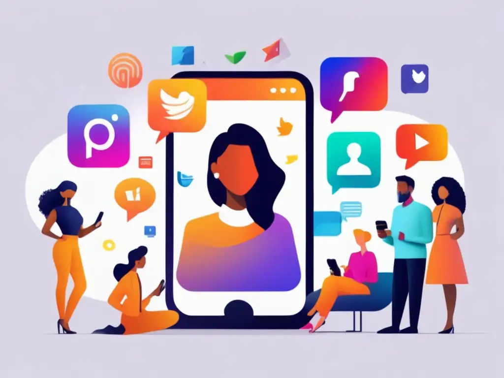 Campaña de influencer moderna y elegante Campaña moderna de marketing de influencers con estrategias en programas de afiliados