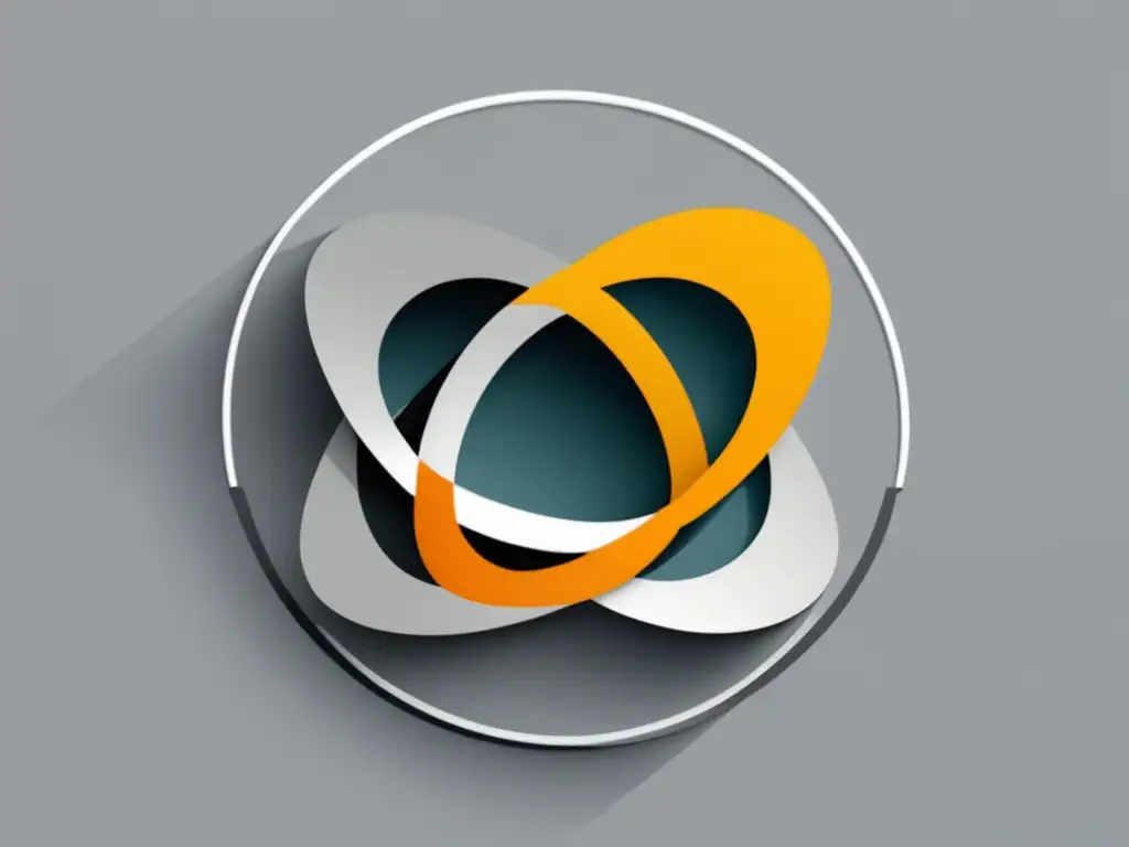 Plataformas de afiliados: círculos conectados con logos de Amazon Associates, ClickBank y ShareASale en tonos grises sobre fondo blanco