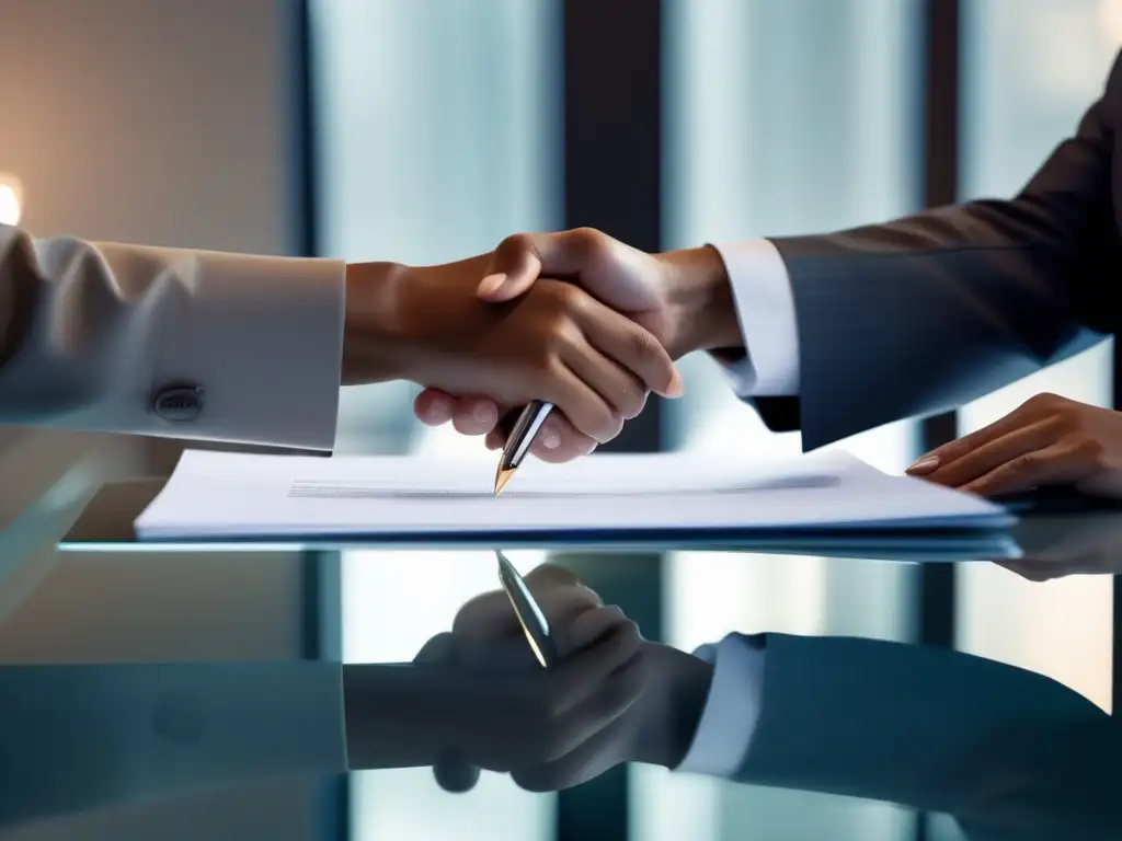 Firma de contrato en mesa de vidrio Firma de contrato en mesa de vidrio: Leyes y regulaciones del marketing de afiliados