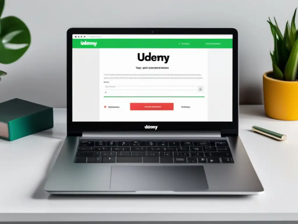 Curso Udemy atractivo en pantalla Ventajas del programa de afiliados de Udemy: curso moderno y atractivo