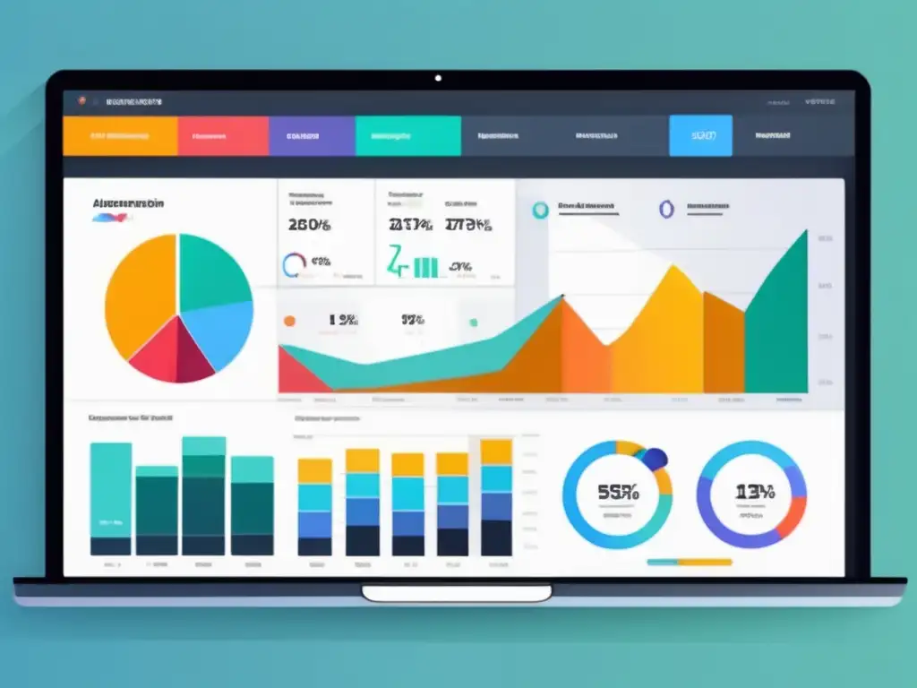 Análisis de datos en tiempo real y gráficos de tráfico Tablero de análisis de datos para el marketing de afiliados