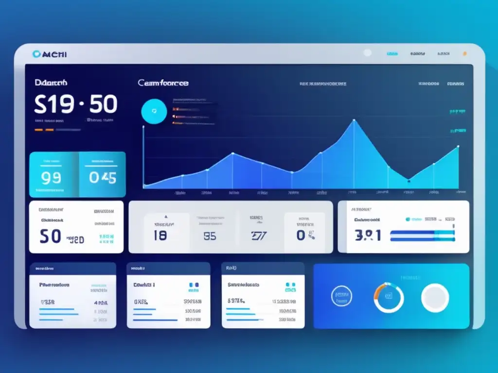 Panel de control minimalista y moderno con métricas y análisis Dashboard marketing afiliados: métricas más importantes