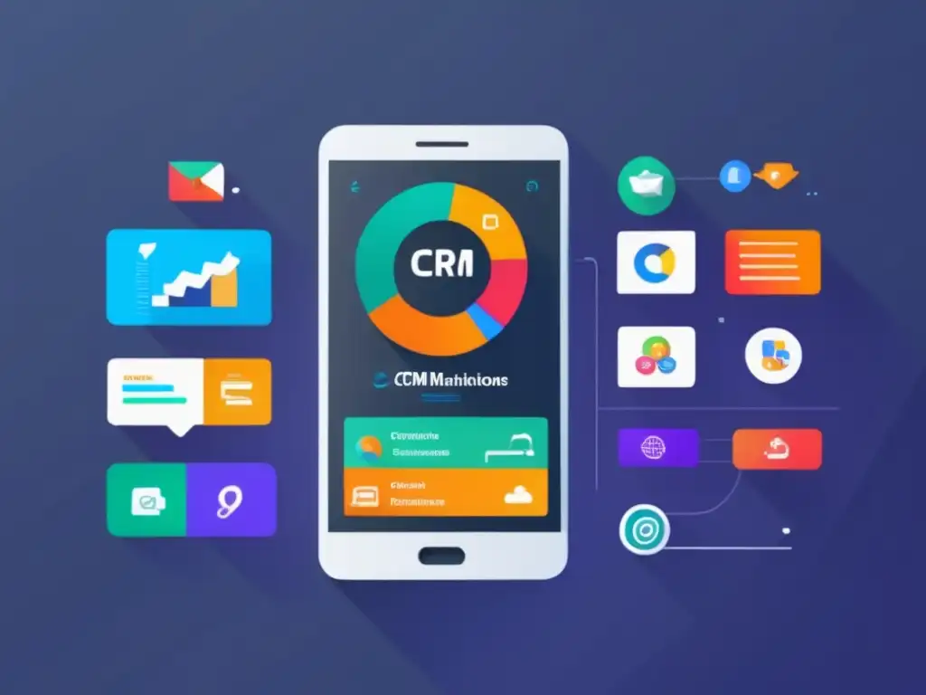 Dashboard de CRM para marketing de afiliados Una imagen de CRM para marketing de afiliados con mejores prácticas (110 caracteres)