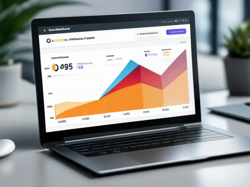 Plataforma de afiliados con interfaz moderna y intuitiva, gráficos y productos atractivos