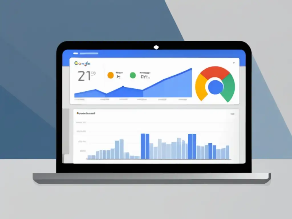Dashboard de Google Analytics para optimizar SEO Dashboard Google Analytics: métricas tráfico web, conversiones, interacción