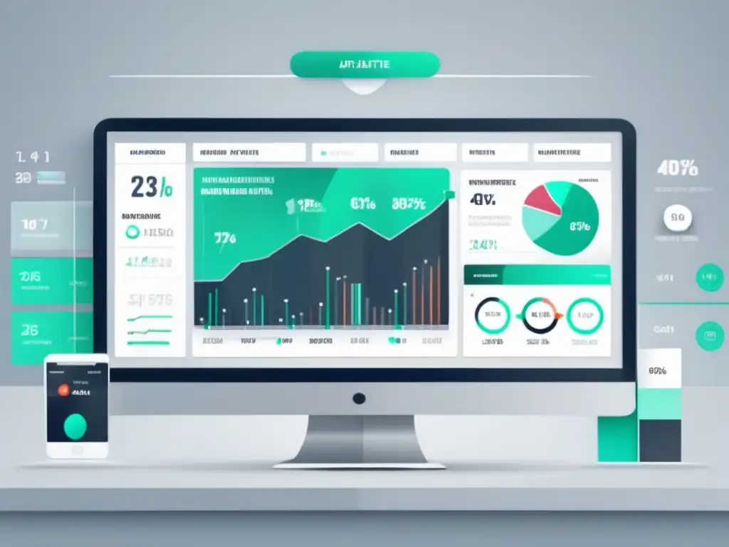 Dashboard de afiliados con estadísticas y gráficos Dashboard de marketing de afiliados: estrategias para ingresos automáticos