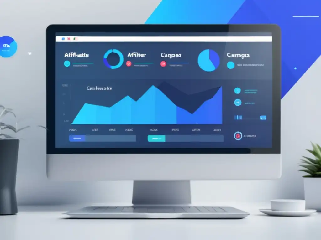 Dashboard de afiliados profesionales y modernos Herramientas de publicidad en el marketing de afiliados