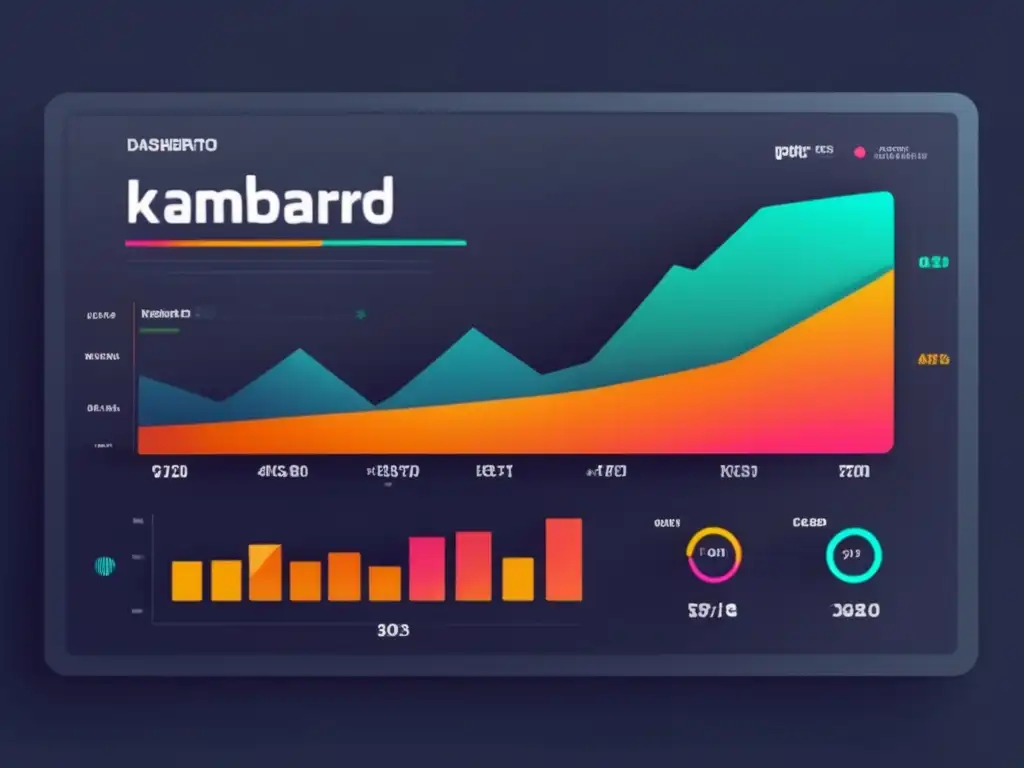 Dashboard de métricas y KPIs moderno y minimalista Dashboard de métricas y KPIs para estrategias clave en marketing de afiliados