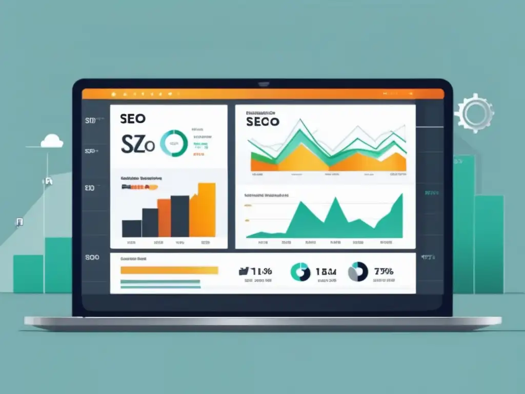 Análisis de SEO y gráficas Analítica SEO de ingresos en marketing de afiliados