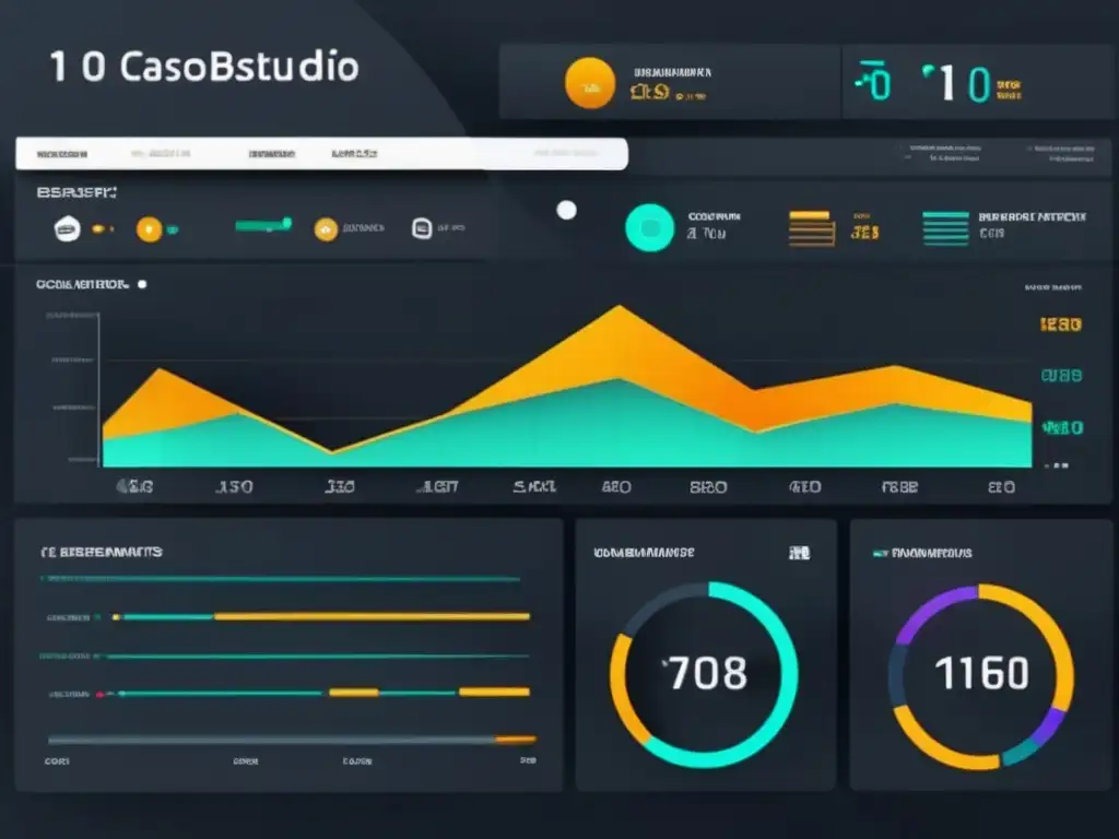 Dashboard moderno y minimalista Dashboard digital futurista: Herramientas de research de mercado para marketing de afiliados