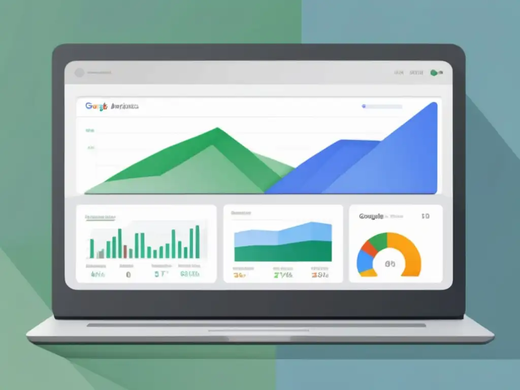 Dashboard de Google Analytics con gráficos y datos Estrategias de Google Analytics para el marketing de afiliados