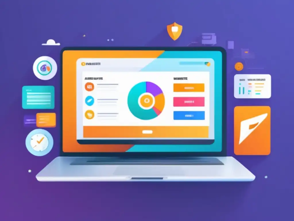 Dashboard de herramientas de pago por clic para marketing de afiliados