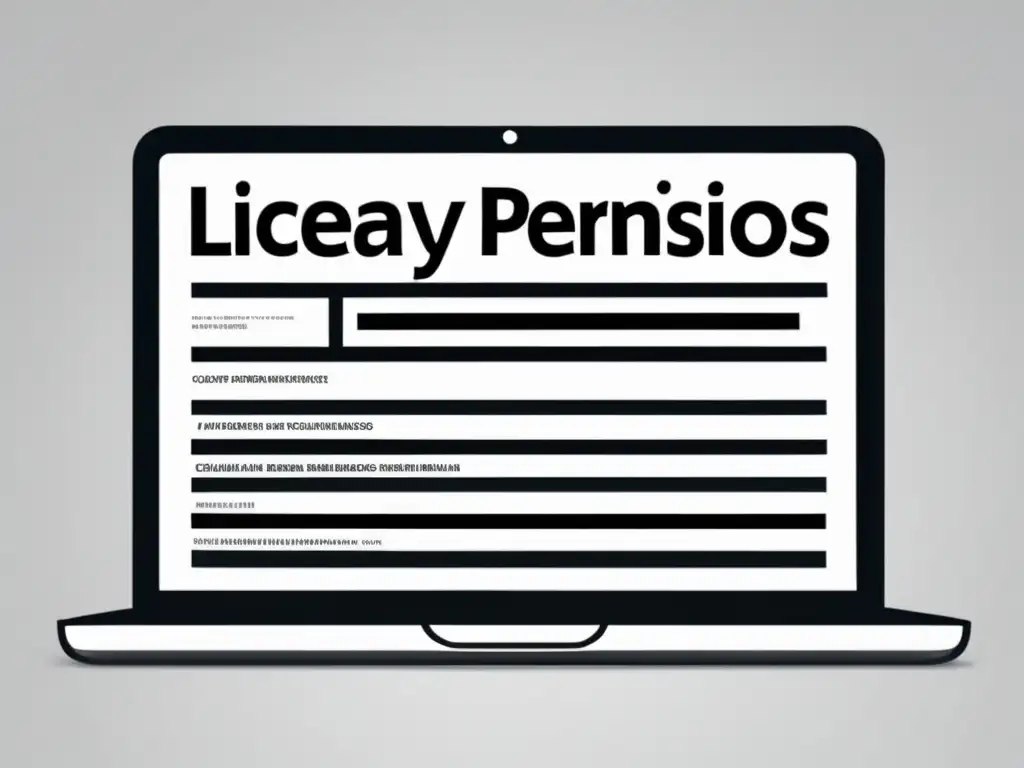 Documento Imagen: Pantalla de computadora con documento