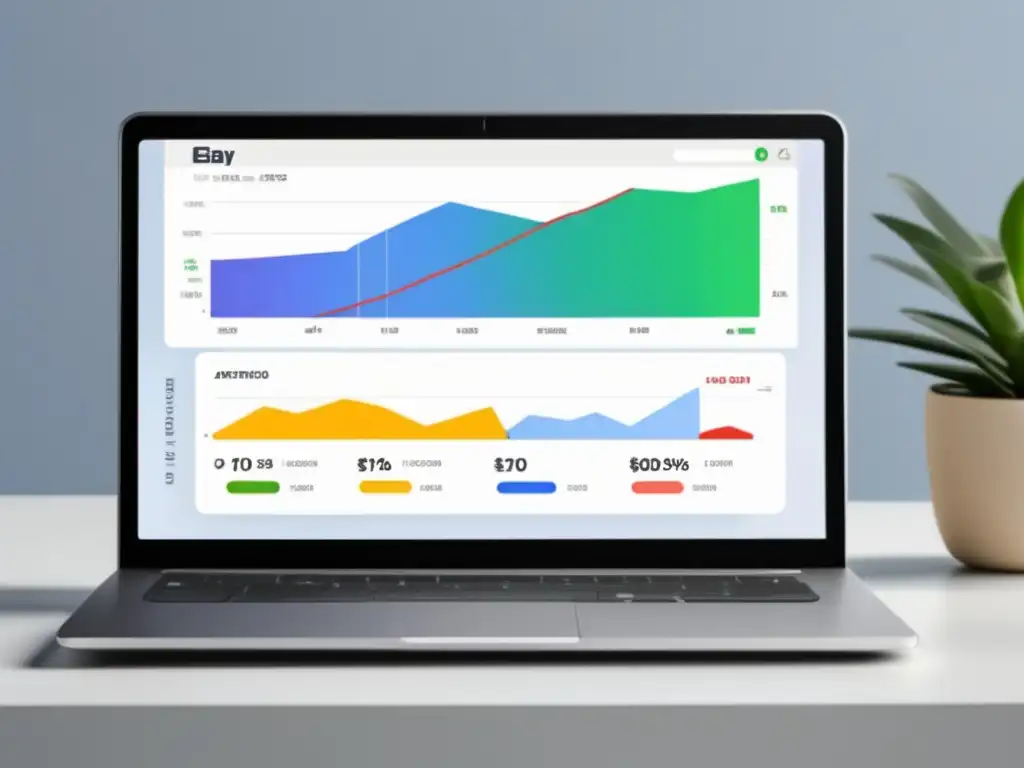 Estadísticas de ganancias en el dashboard de eBay Dashboard afiliados eBay: estrategias maximizar ingresos programa afiliados eBay