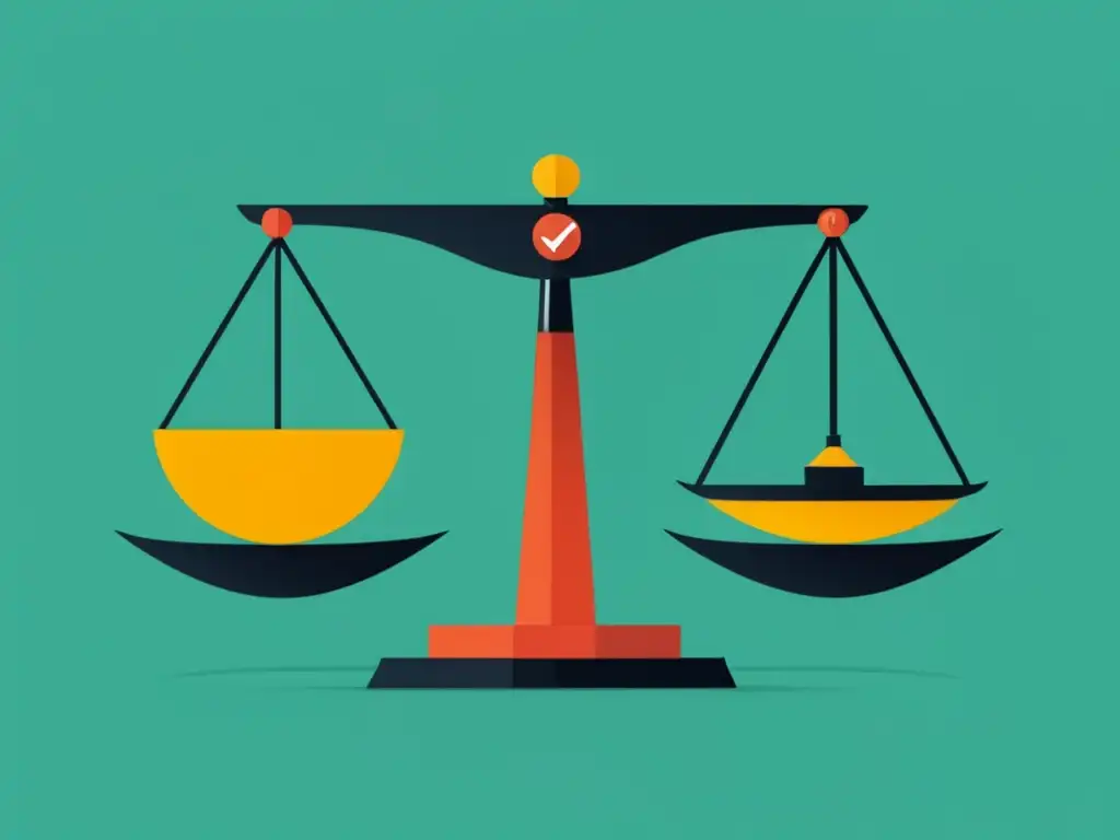 Equilibrio ético en marketing de afiliados Balanza equilibrada: Leyes y regulaciones del marketing de afiliados