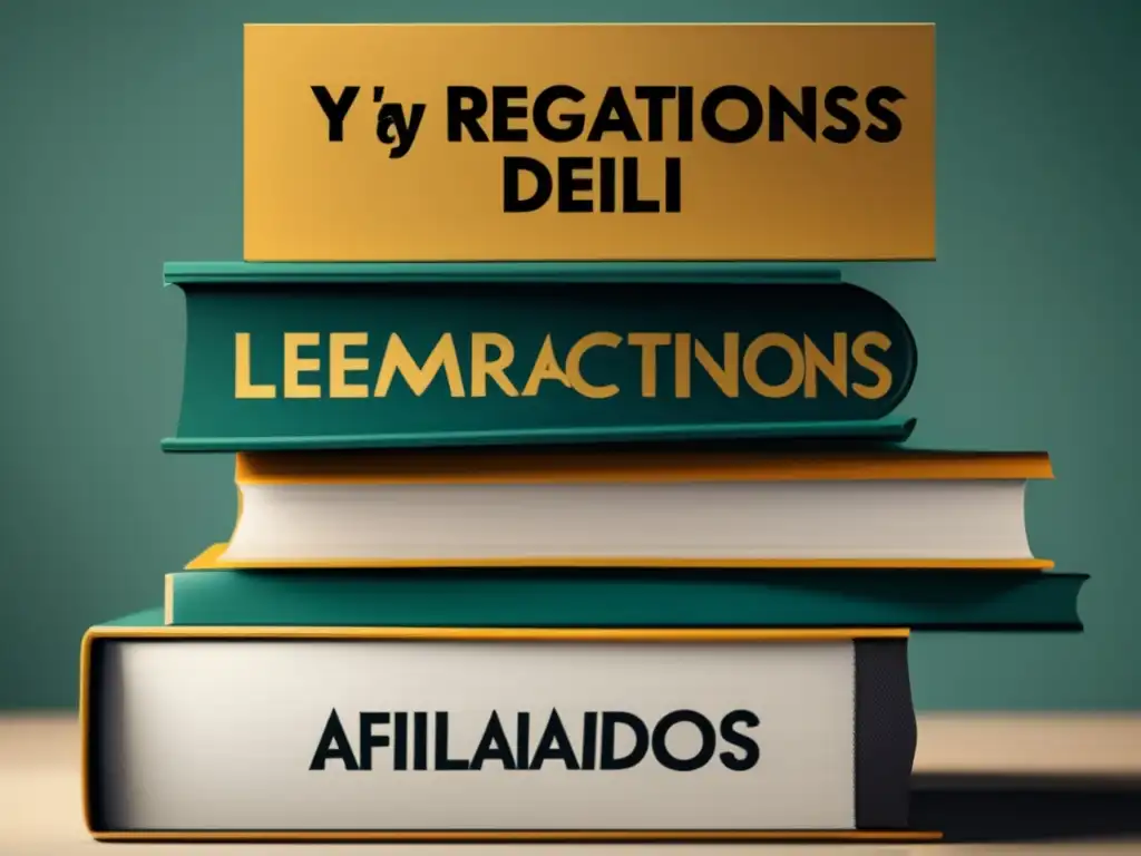 Equilibrio legal en marketing de afiliados Imagen de escala con