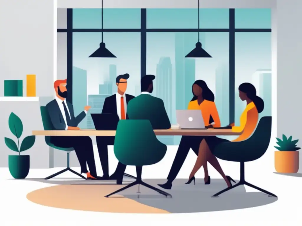 Equipo de marketing en reunión estratégica Marketers de afiliados en reunión, estrategias y éxito - casos de éxito de marketers de afiliados