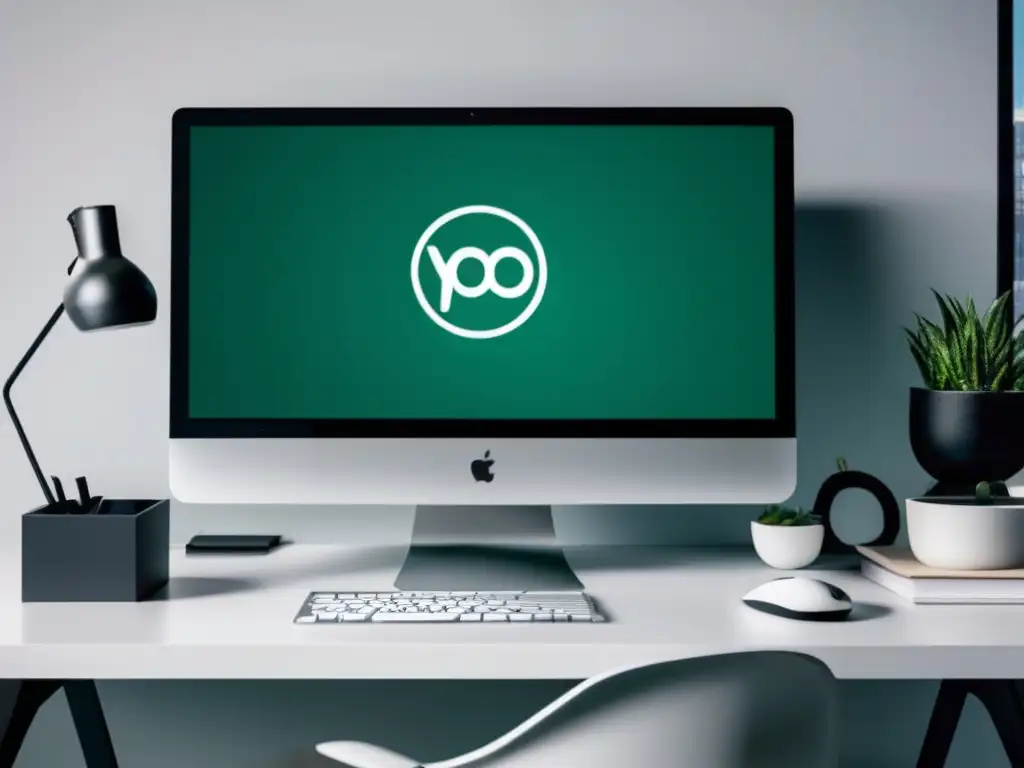 Escritorio moderno con diseño minimalista, herramientas SEO para afiliados en marketing