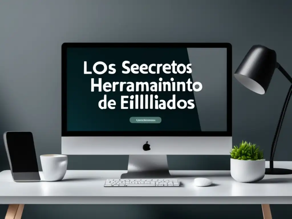 Espacio de trabajo minimalista y moderno Imagen: Herramientas de seguimiento en marketing de afiliados