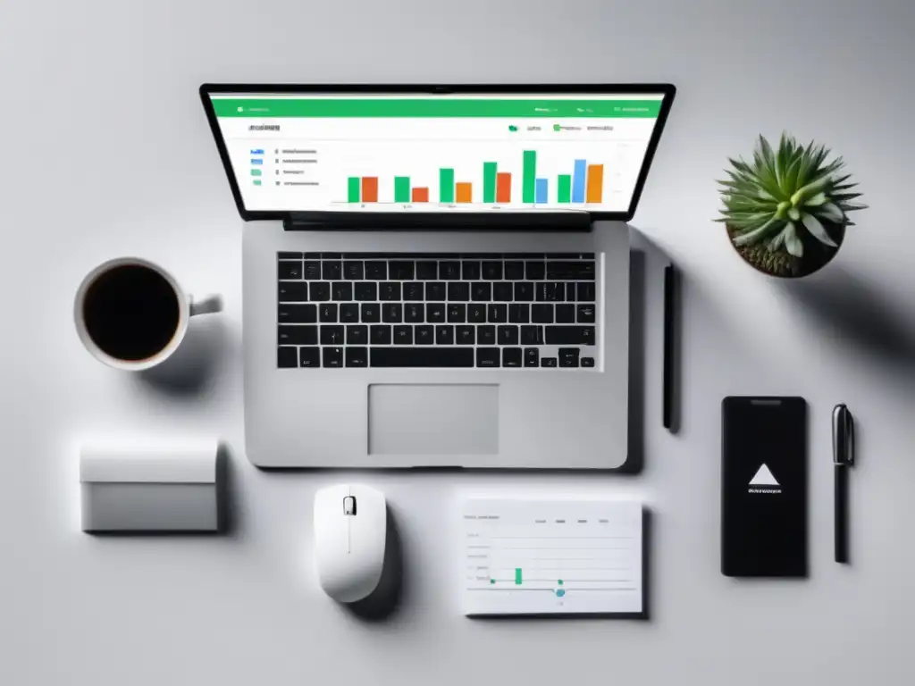 Espacio de trabajo minimalista y moderno Espacio de trabajo minimalista: estrategias de contenido para aumentar ingresos en marketing de afiliados