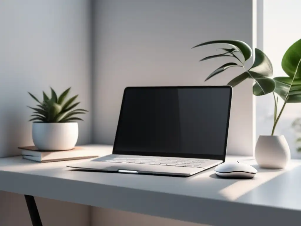 Espacio de trabajo minimalista y moderno Espacio de trabajo minimalista con diseño moderno y elegante - Estrategias efectivas de marketing de afiliados