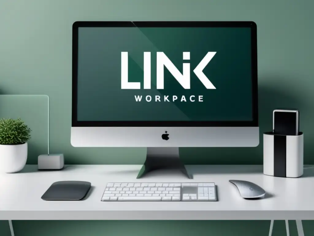 Espacio de trabajo minimalista y eficiente Espacio de trabajo minimalista con herramientas de automatización para el marketing de afiliados