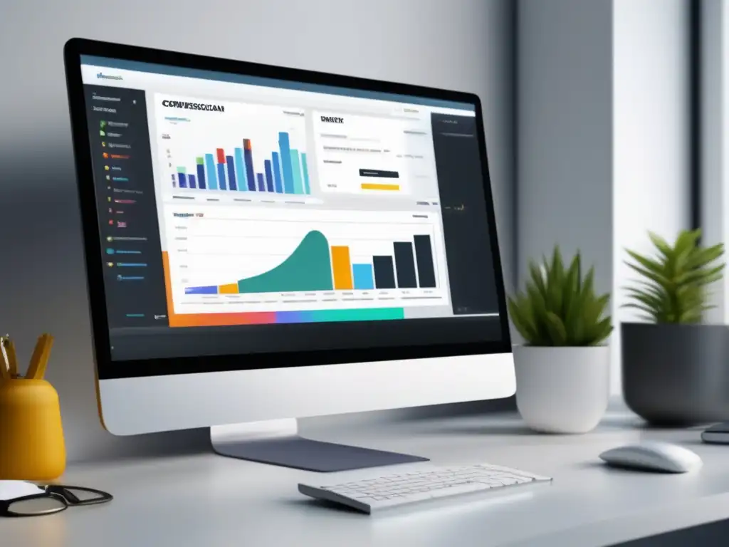 Espacio de trabajo minimalista con análisis de palabras clave Espacio de trabajo minimalista con análisis de palabras clave inteligente