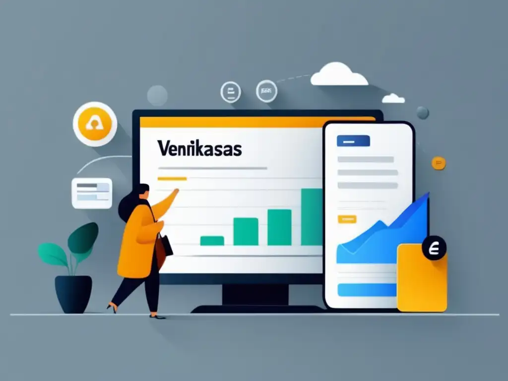 Estrategias de Marketing de Afiliados Estrategias de Marketing de Afiliados: Gráfico innovador de alta definición con forma geométrica azul y nodos interconectados en gris