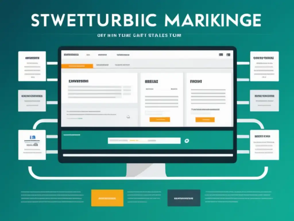 Estructura web SEO y organizada Sitio web bien estructurado y optimizado para SEO: estrategias de contenido y SEO para el marketing de afiliados