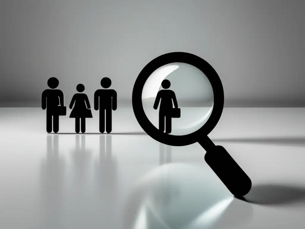 Ética en marketing de afiliación Prácticas éticas en marketing de afiliados: lupa reflejando iconos de transparencia, respeto a derechos de autor y protección de datos