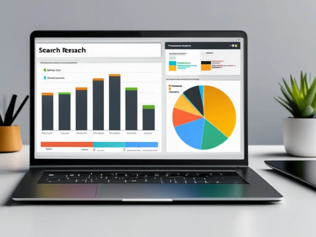 Herramienta de investigación de palabras clave Laptop con herramienta de investigación de palabras clave: estrategias de SEO para marketing de afiliados