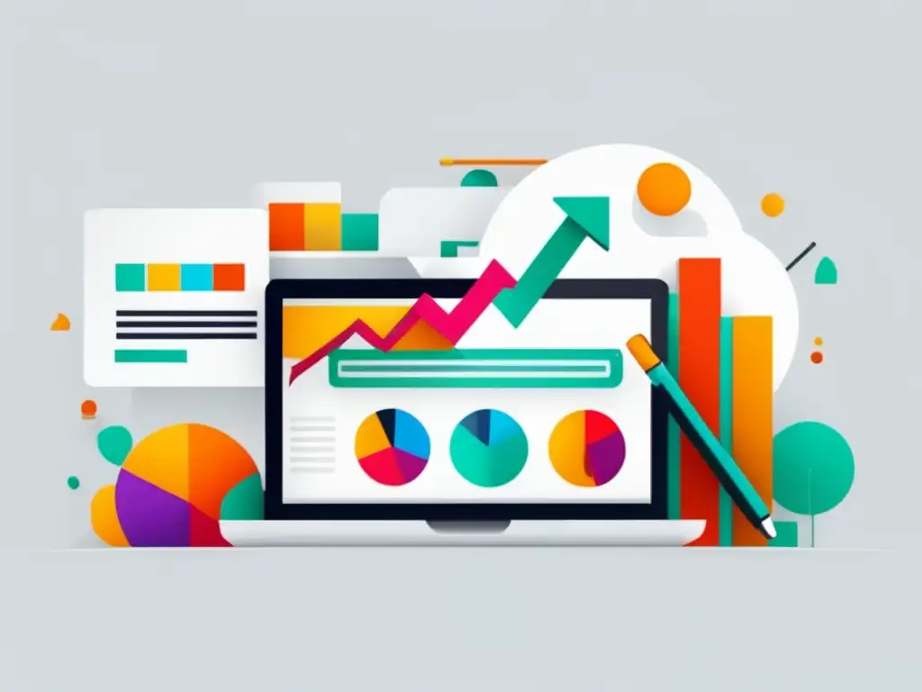 Herramientas de investigación de mercado para afiliados exitosos Herramientas de mercado para afiliados exitosos: gráfico minimalista y moderno con BuzzSumo, SimilarWeb y AnswerThePublic