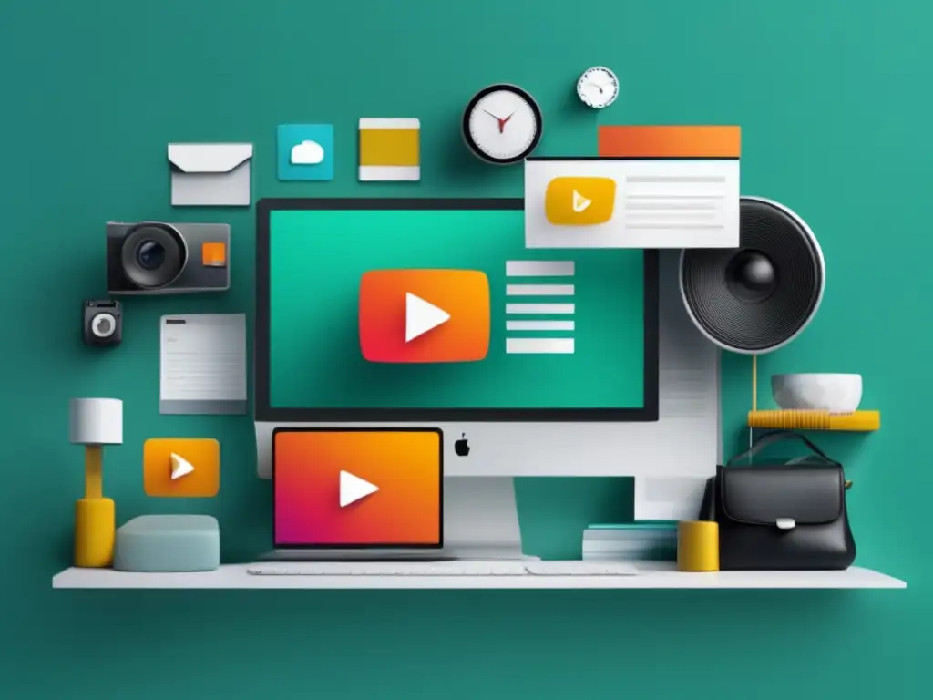 Imagen 8K para artículo Herramientas de video marketing para afiliados: imagen ultradetallada en 8K para el encabezado del artículo sobre cómo incrementar tus ventas