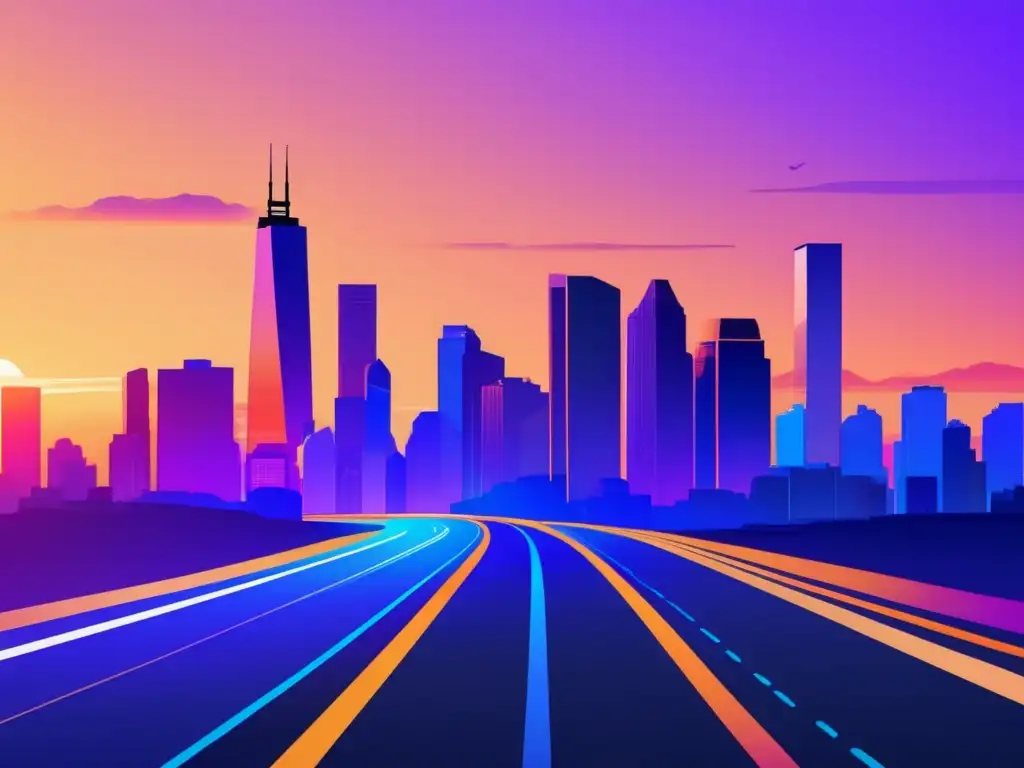 Ciudad vibrante al atardecer Ciudad vibrante al atardecer: buenas prácticas para generar ingresos en el marketing de afiliados