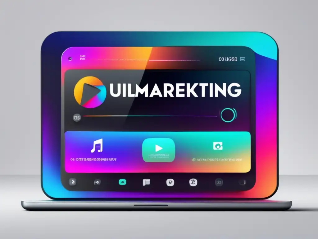 Smartphone de video marketing para afiliados Imagen de video marketing para afiliados con herramientas de 8K ultradetalladas