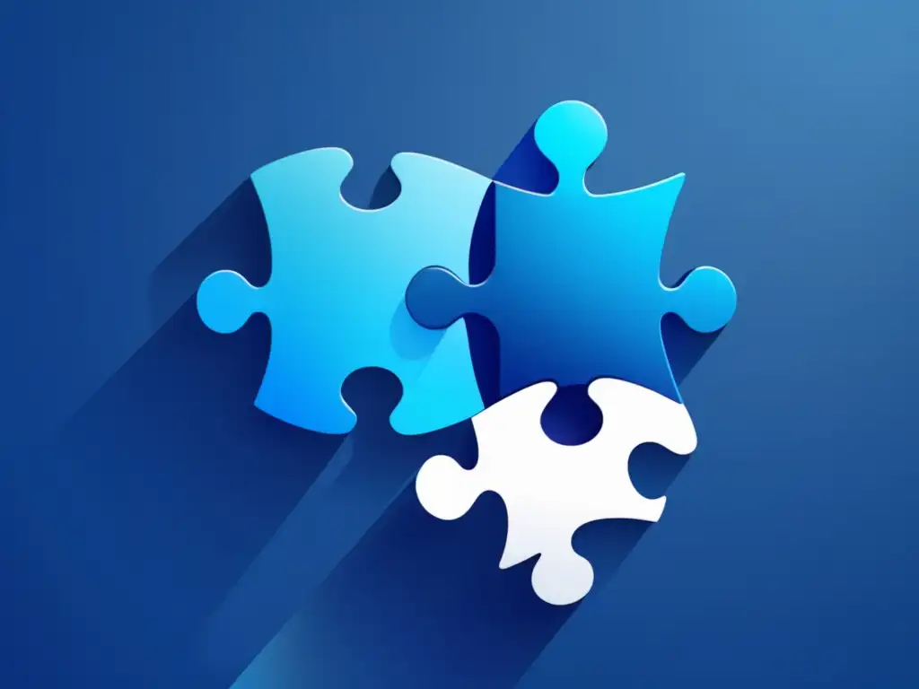Conexión de programas de afiliados Rompecabezas azul de programas de afiliados: Amazon Associates, ClickBank y ShareASale