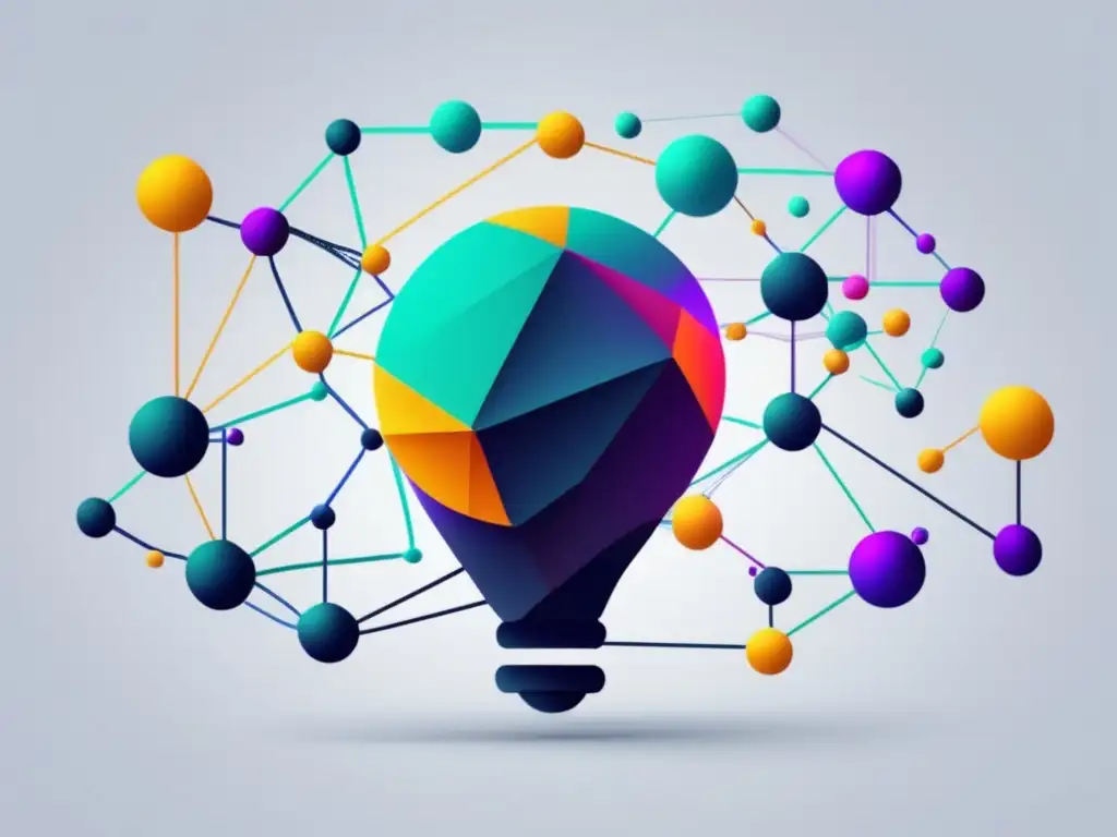 Red de afiliados dinámica y futurista Ilustración 8K ultradetallada: Red de afiliados con tácticas de marketing de afiliados efectivas