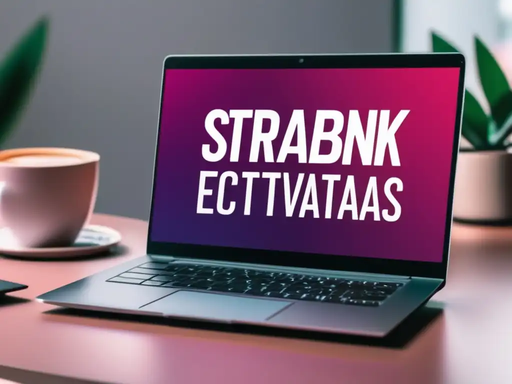 Laptop ClickBank y herramientas de marketing Imagen destacada: Laptop moderna con logo ClickBank, estrategias efectivas, programa de afiliados de ClickBank