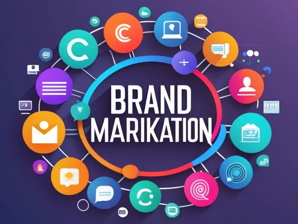 Comunicación efectiva en marketing de afiliación Gráfico moderno que representa comunicación efectiva en marketing de afiliados