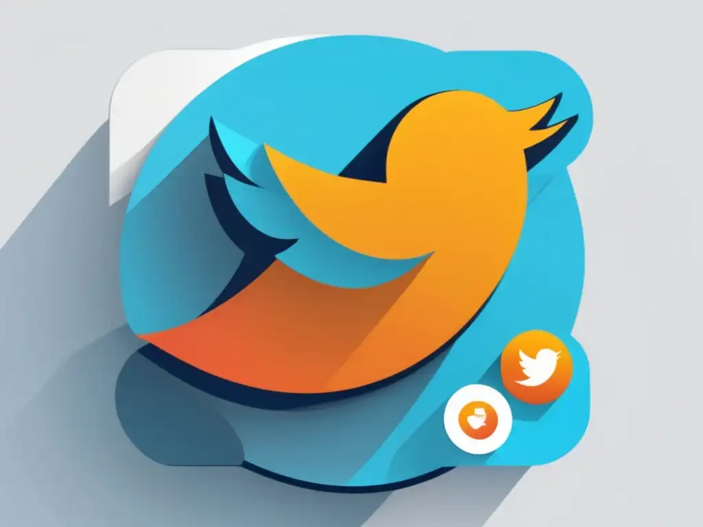 Diseño minimalista y moderno con el logo de Twitter en azul destacando Estrategias para aumentar ventas en Twitter con afiliados