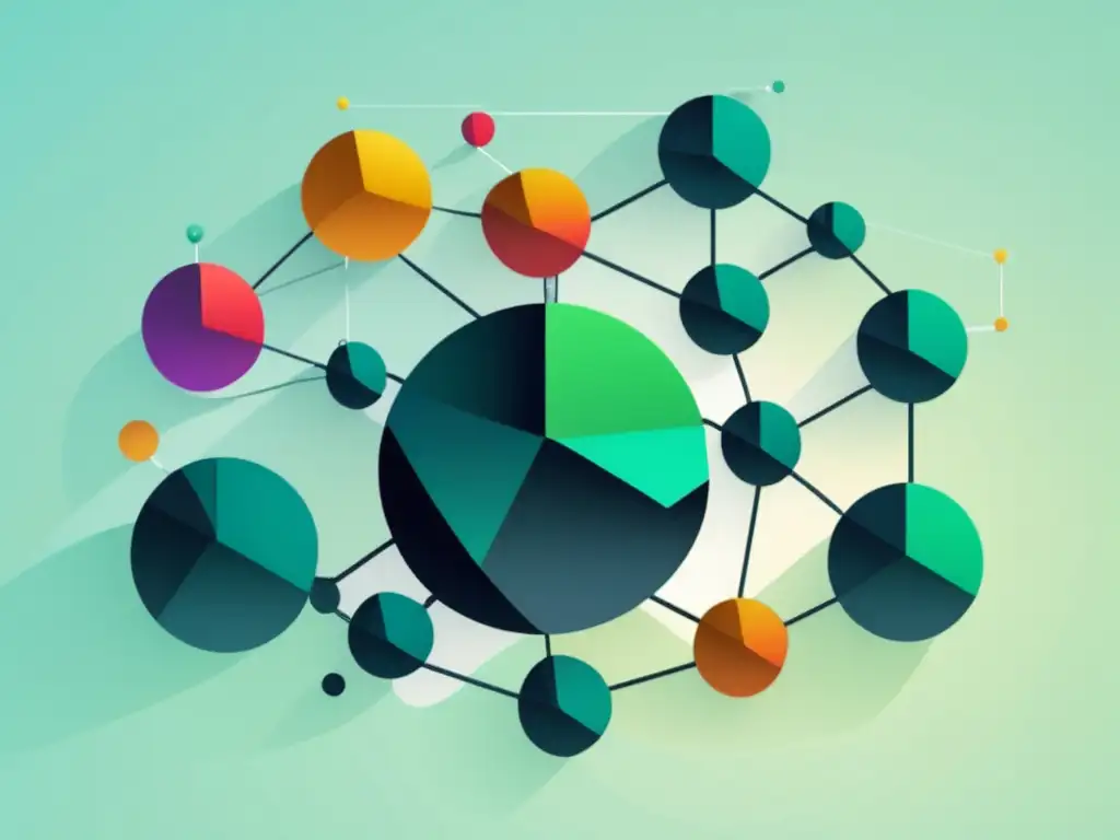 Éxito en el marketing de afiliados Casos éxito en marketing afiliados: paisaje digital minimalista representando colaboración y efectividad estrategias
