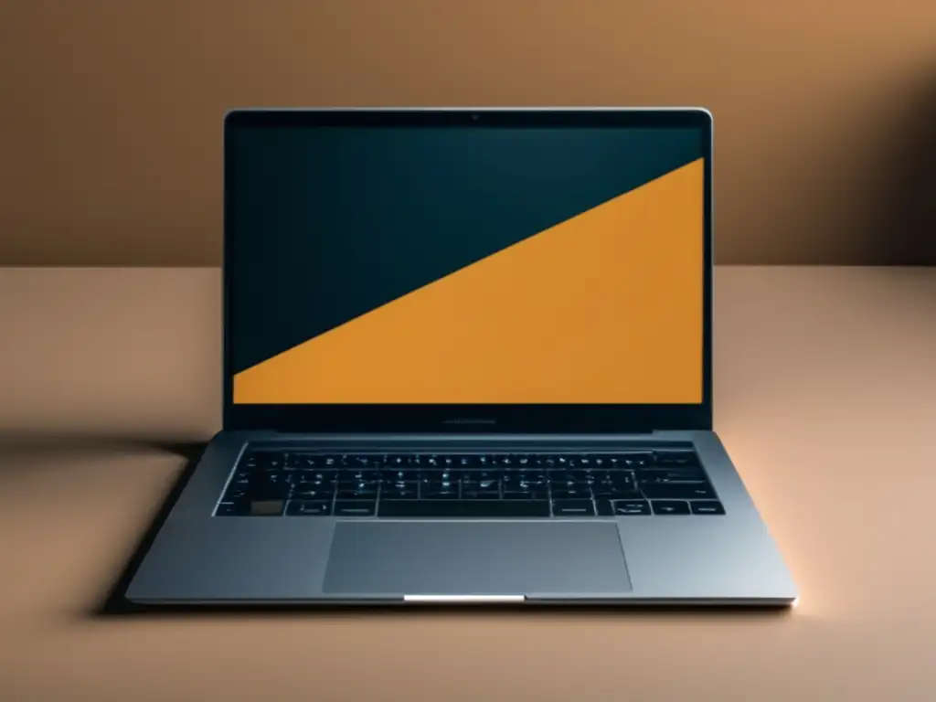 Laptop y gráfico de crecimiento del marketing de afiliados Estrategias efectivas maximizar ingresos marketing de afiliados