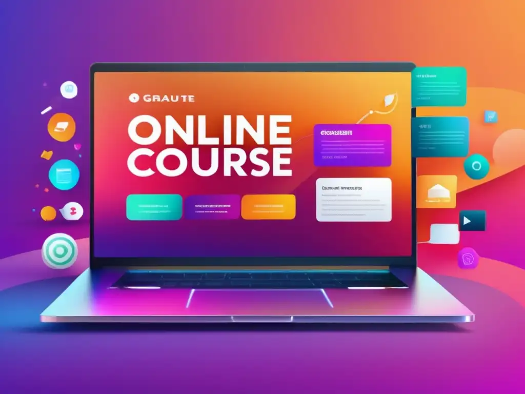 Imagen de plataforma de cursos online Imagen de plataforma de cursos online con programas de afiliados