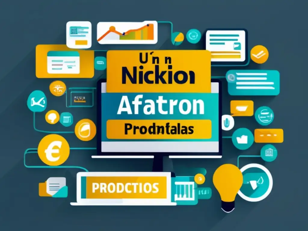 Estrategias avanzadas de marketing de afiliados Estrategias avanzadas de marketing de afiliados con imagen minimalista y moderna