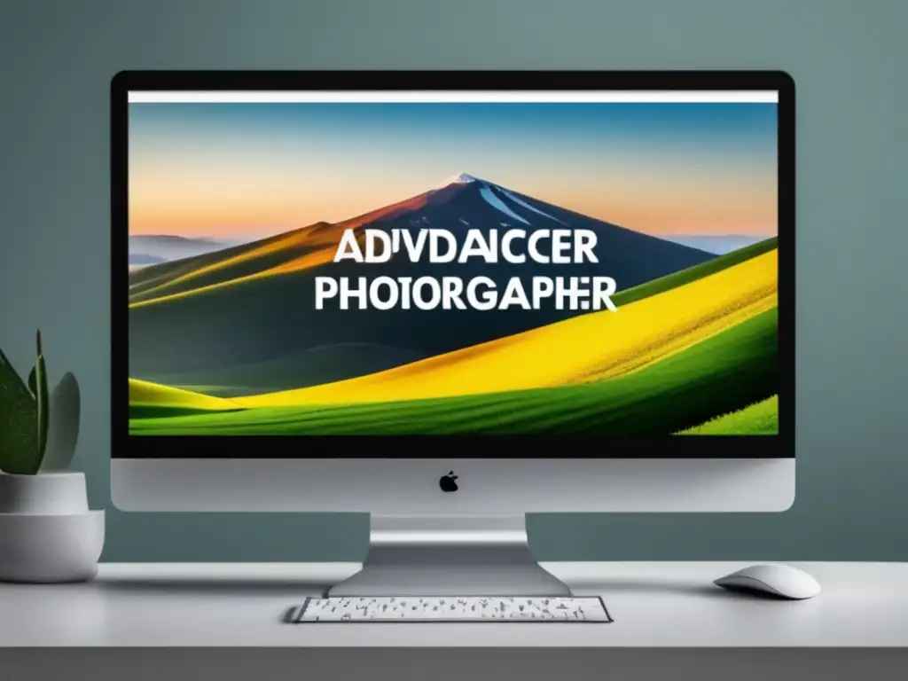 Optimización de imágenes en marketing de afiliados Fotógrafo profesional optimiza imágenes con herramientas de afiliados